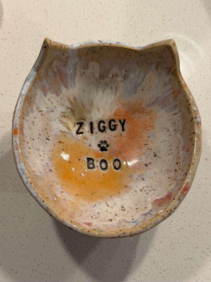 ziggy + boo cat bowl — view 2